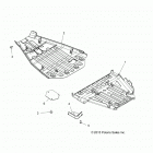 SPORTSMAN XP Body, skid plates - a20sye95ad  /  cad [49atvskidplate15...