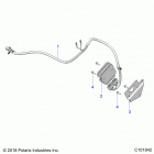 SPORTSMAN 450 HO EPS (A20SEE50A5) Electrical, voltage regulator and mounting - a20see50a5 ...