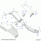 SPORTSMAN XP 1000/XP Engine, exhaust - a20sxd95a9  /  e95ag  /  cag (c102151)
