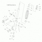 SPORTSMAN 450 HO EPS Suspension, front strut - a20see50a1  /  a5  /  ca1  /  ...