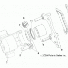 SPORTSMAN 570 X2 Brakes, front caliper - a20swe57a1  /  3a1 (49rgrcaliper...