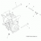 SPORTSMAN 850 SPN TOURING (A20SYE85AP) Drive train, gearcase mounting, rear - a20sye85ap (49atv...