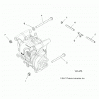 SPORTSMAN 850 HIGH LIFTER (A20SXN85A8) Drive train, gearcase mounting, rear - a20sxn85a8 (10147...