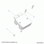 SPORTSMAN XP 1000 TOURING 48 Electrical, voltage regulator and mounting - a20sye95kh ...