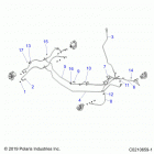 SPORTSMAN XP 1000 48 Brakes, brake lines - a20sxe95kl  /  kr (c0210659-1)