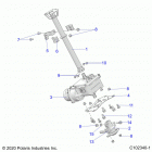 SPORTSMAN XP 1000 S 55 Steering, steering post asm. - a20slz95ae (c102340-1)