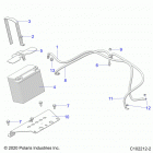 SPORTSMAN 850 HIGH LIFTER Electrical, battery - a20sxn85a8  /  ca8 (c102212-2)