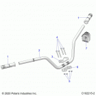 SPORTSMAN 850 HIGH LIFTER Steering, handlebar and controls - a20sxn85a8  /  ca8 (c...