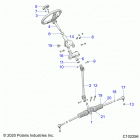 ATV RGR 150 EFI MD Steering, steering asm. - a20hzb15n1  /  n2 (102256)