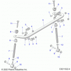 SPORTSMAN XP 1000 TOURING 48 Suspension, stabilizer bar - a20sye95kh(c0211322-4)
