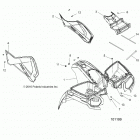 SPORTSMAN 570 SP TOURING (A20SJE57AX) Body, front cab and side panels - a20sje57ax (101199)