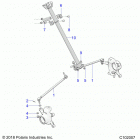 SPORTSMAN 850/LE 48 Steering, steering post asm. - a20sxa85a1  /  a7  /  ca1...