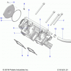 SPORTSMAN 850/LE 48 Engine, throttle body - a20sxa85a1  /  a7  /  ca1  /  ca...