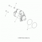 SCRAMBLER 850 48 Engine, starting system - a20sva85a3 (49atvstarter09spxp...