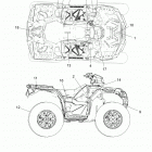 SPORTSMAN 1000 XP 48 (A20SXD95A9/E95AG/CAG) Body, decals - a20sxd95a9  /  e95ag  /  cag (101647)