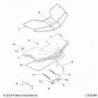 SPORTSMAN 570 EPS EU TRACTOR ZUGLOF Body, storage, front - a20sef57c1 [c102069]