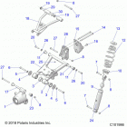 SPORTSMAN 570 6X6 EURO (A20S6E57F1/FL) Suspension, mid - a20s6e57f1  /  fl [c101986]