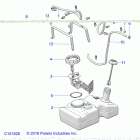 ACE 150 EFI MD WHITE (A20HAB15N2) Body, fuel tank - a20hab15n2 (c101826)