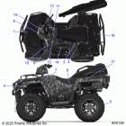 SPORTSMAN 570 HUNTER EDITION Body, decals - a20shd57a9 (900126-01)