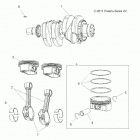 SCRAMBLER 850 48 (A20SVA85A3) Engine, crankshaft and piston - a20sva85a3 (49atvcranksh...