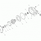 005 - Traxter MAX HD8 - DPS - CE 04- drive - front section - differential parts