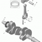001 - Maverick Turbo R - DS - CE 01- rotax - crankshaft and pistons - turbo - turbo r