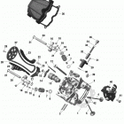 005 - Traxter MAX HD8 - DPS - CE 01- rotax - cylinder head, front