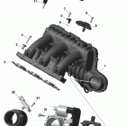 001 - Maverick Turbo R - DS - CE 01- rotax - air intake manifold and throttle body - turb...