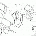 012 - Defender MAX HD10 - LTD CAB - North America 07- body - doors - front section