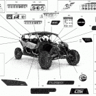 003 - Maverick MAX Turbo RR - XRS - CE 07- body - decals
