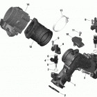 004 - Traxter PRO HD10 - DPS - CE 01- rotax - air intake manifold and throttle body