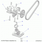 RZR XP 1000 CRWL (Z21NAR99AN/BN) Engine, oil pump - z21nar99an  /  bn (c701070-4)