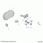 RANGER CREW 1000XP PS MUD (R21RSM99AG) Electrical, dash instuments - r21rsm99ag (c701269)