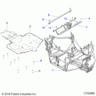 POLARIS GENERAL 1000 DLX OPT1 (G20GXJ99AP/AG/BP/BG) Chassis, main frame and skid plates - g20gxj99ap  /  ag ...