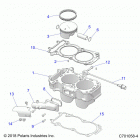 RZR TURBO 4 (Z21N4E92AX/AG/BG/BX) Engine, cylinder and piston - z21n4e92ax  /  ag  /  bg  ...