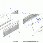 RANGER CREW 1000XP PS MUD (R21RSM99AG) Body, box, tailgate - r21rsm99ag (c700065)