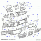 RANGER 1000XP NSTR UL (R21RRY99A9/AC/AP/AW/B9/BC/BP/BW) Body, dash - r21rry99a9  /  ac  /  ap  /  aw  /  b9  /  ...
