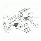 RANGER 1000 FULL SIZE (R21TAA99A1/A7/B1/B7) Drive train, main gearcase internals - r21taa99a1  /  a7...