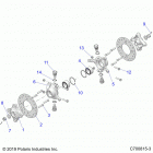 POLARIS GENERAL 1000 DLX OPT1 (G20GXJ99AP/AG) Suspension, front hub - g20gxj99ap  /  ag (c700815-3)