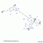 RANGER 1000 PS CREW  (R21T6A99A1/B1) Brakes, brake lines and master cylinder - r21t6a99a1  / ...