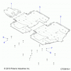 POLARIS GENERAL 1000 XP 4P DELUXE OPT 1 (G21GMJ99AJ/AZ/BJ/BZ) Chassis, skid plates - g21gmj99aj  /  az  /  bj  /  bz (...