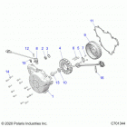 RZR XP 1000 (Z21NAE99AC/AK/BC/BK/K99AG/AP/BG/BP) Engine, stator and flywheel - z21nae99ac  /  ak  /  bc  ...
