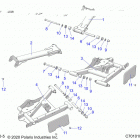 POLARIS GENERAL 1000 EPS PREMIUM (G21GAP99AM/BM) Suspension, rear control arms - g21gap99am  /  bm (c7010...