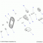 RZR 570 3PC Engine, oil pump - z20cha57k2 (c701045-6)