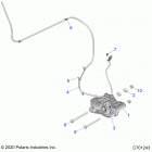 RANGER CREW 1000XP PS MUD (R21RSM99AG) Drive train, front gearcase mounting - r21rsm99ag (c7012...