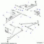 RZR PRO XP 4 (Z21R4C92AL/BL/D92AM/BM/E92AS/BS) Suspension, front control arms - z21r4c92al  /  bl  /  d...