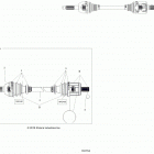 RANGER EV Drive train, front drive shaft - r21maae4g8  /  g9 (7017...