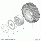 RZR XP 1000 CRWL (Z21NAR99AN/BN) Wheels, front - z21nar99an  /  bn (c0701353)