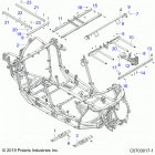 RZR PRO XP 4 (Z21R4C92AL/BL/D92AM/BM/E92AS/BS) Chassis, main frame - z21r4c92al  /  bl  /  d92am  /  bm...