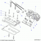 RZR XP 1000 (Z21NAM99AG) Engine, throttle body and valve cover - z21nam99ag (c070...